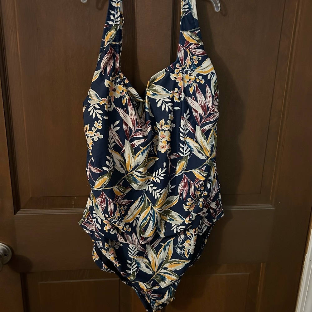 Anne Cole one piece swimsuit size 20W EUC